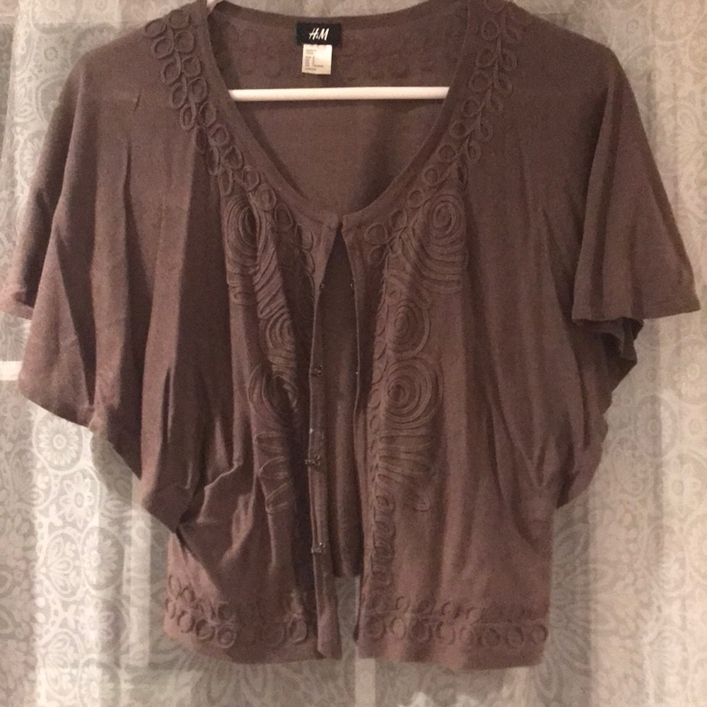 H&M brown cardigan